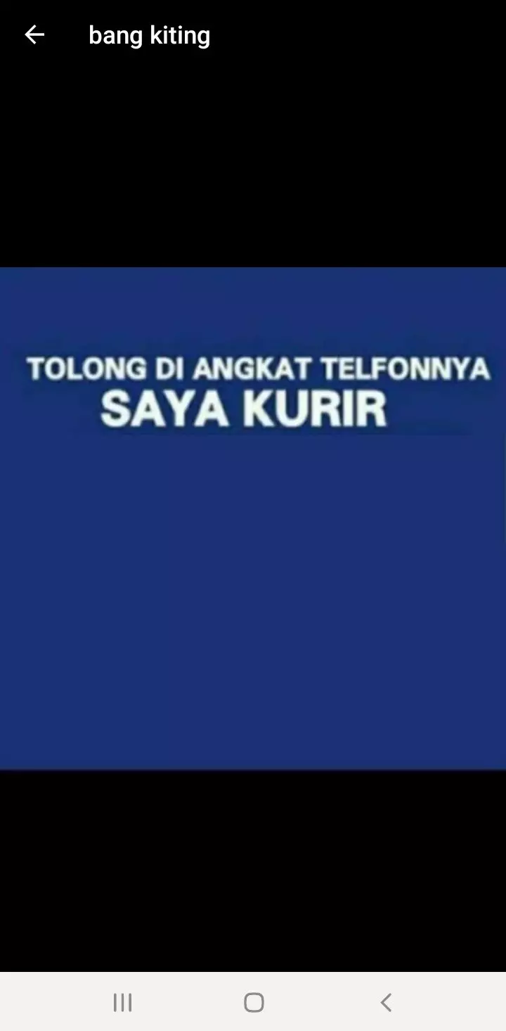 Foto profil kurir di WhatsApp © berbagai sumber