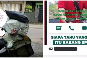 10 Foto profil lucu kurir di WhatsApp, bikin semangat angkat telepon