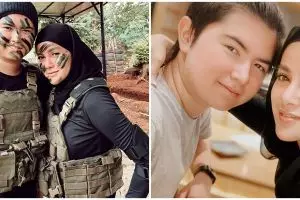 10 Momen kebersamaan Olla Ramlan dan putra sulungnya, bak kakak adik