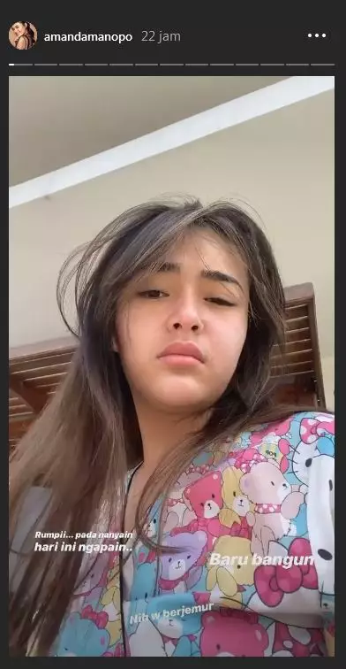 pemain Ikatan Cinta saat bangun tidur © 2021 brilio.net