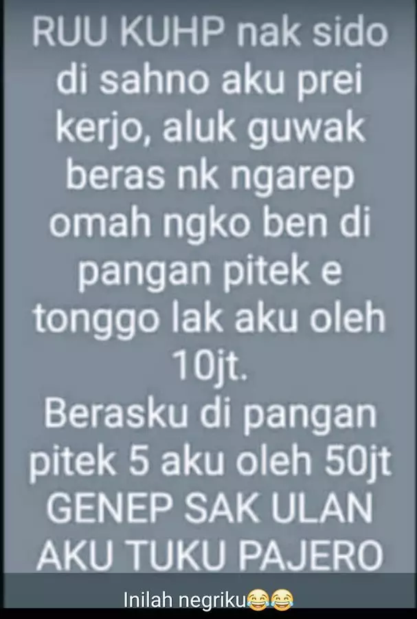 status WhatsApp cari kerja © Twitter status WhatsApp cari kerja © Twitter