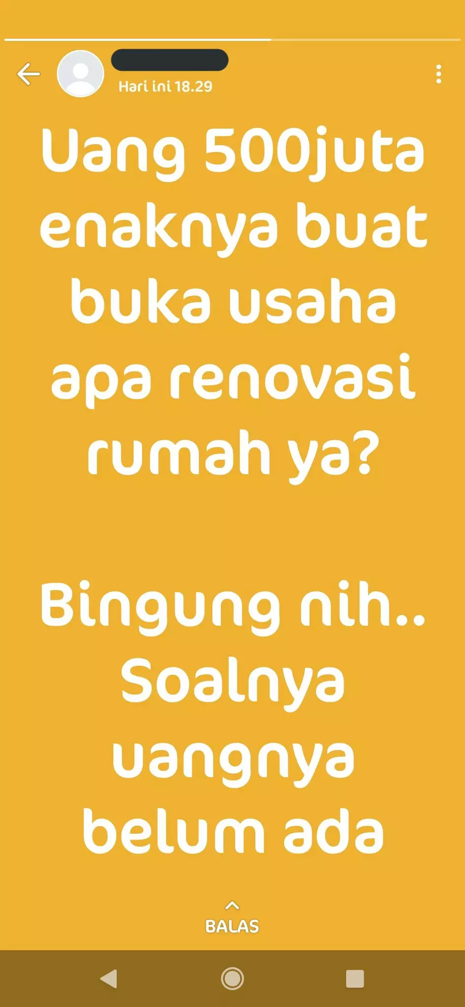 status WhatsApp cari kerja © Twitter status WhatsApp cari kerja © Twitter