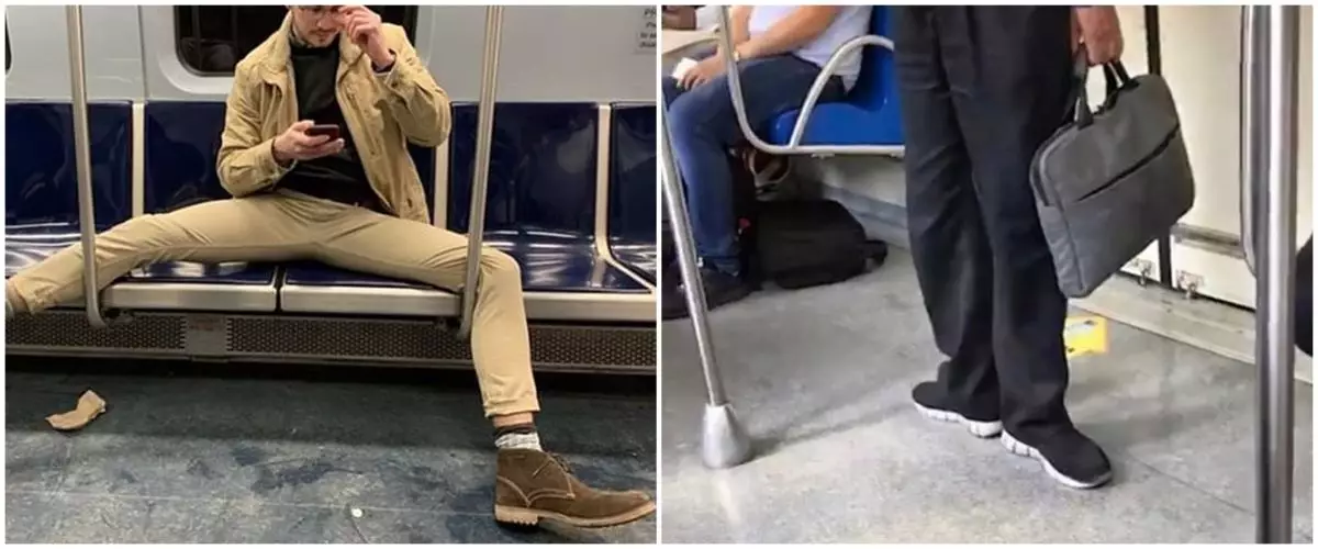 9 Pose absurd orang saat di kereta ini bikin geleng kepala