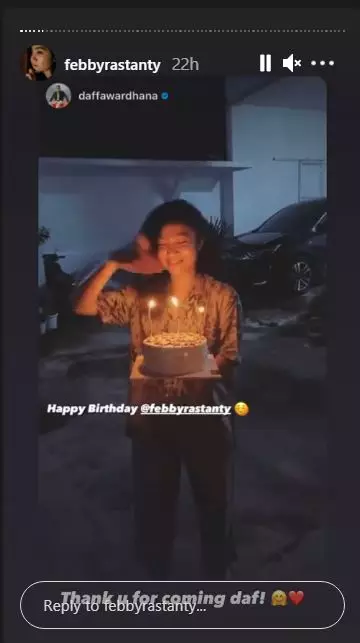 ultah Febby ke-25 © Instagram