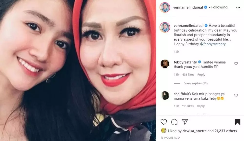 ultah Febby ke-25 © Instagram