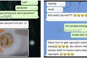 12 Chat cewek dan cowok bahas makan ini endingnya kocak