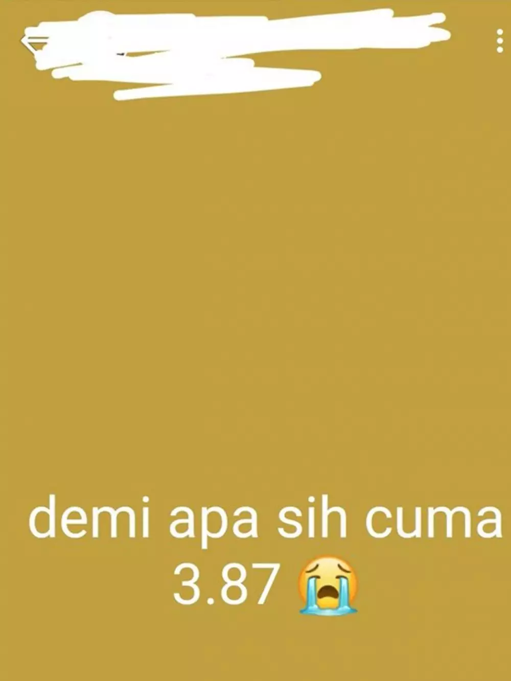 Status berkedok pamer IPK © berbagai sumber