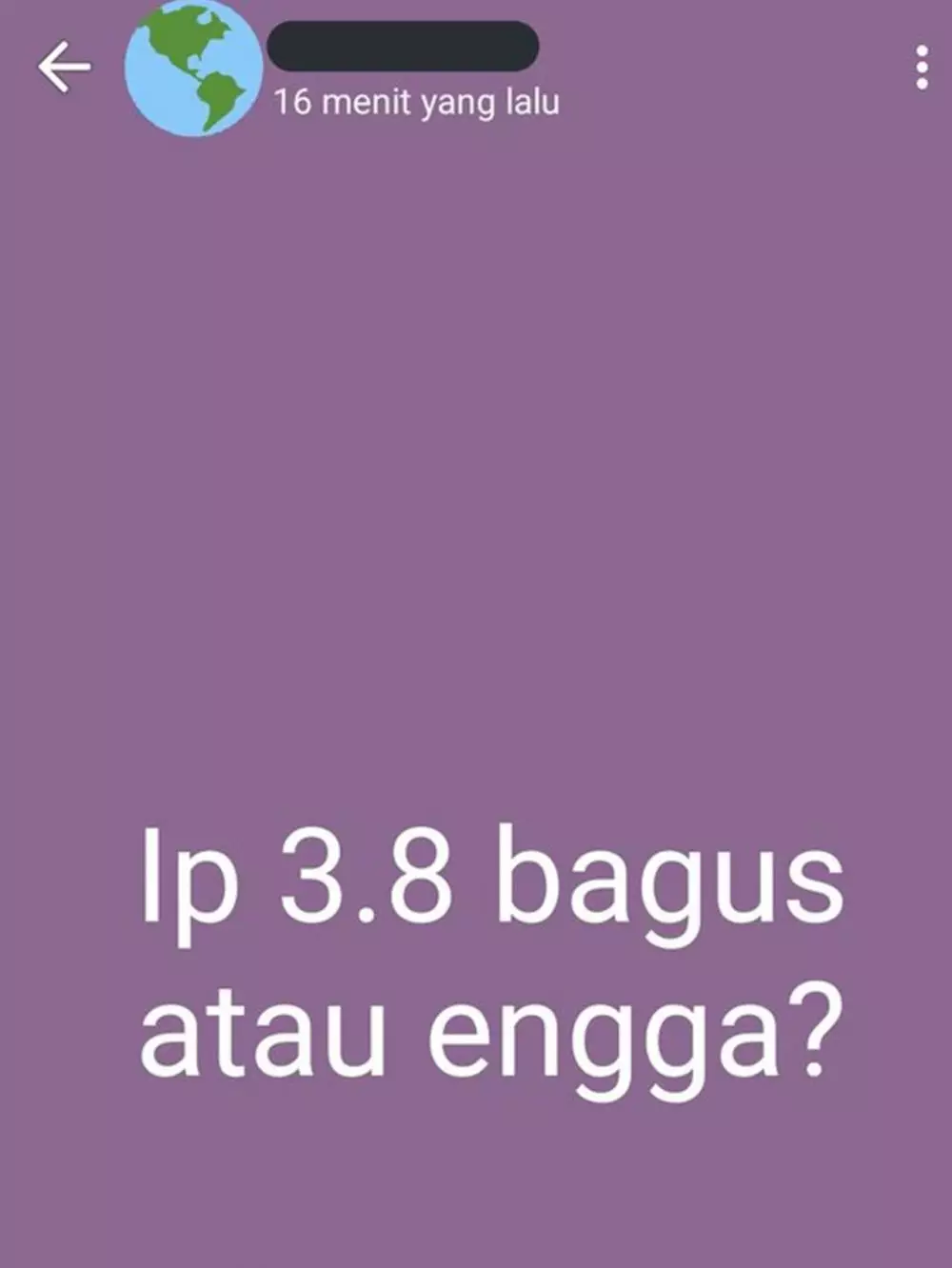 Status berkedok pamer IPK © berbagai sumber