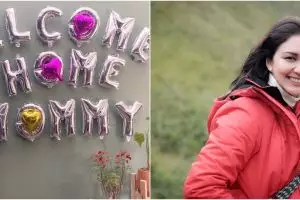 Sembuh dari Covid-19, Donna Agnesia dapat sambutan manis dari anak