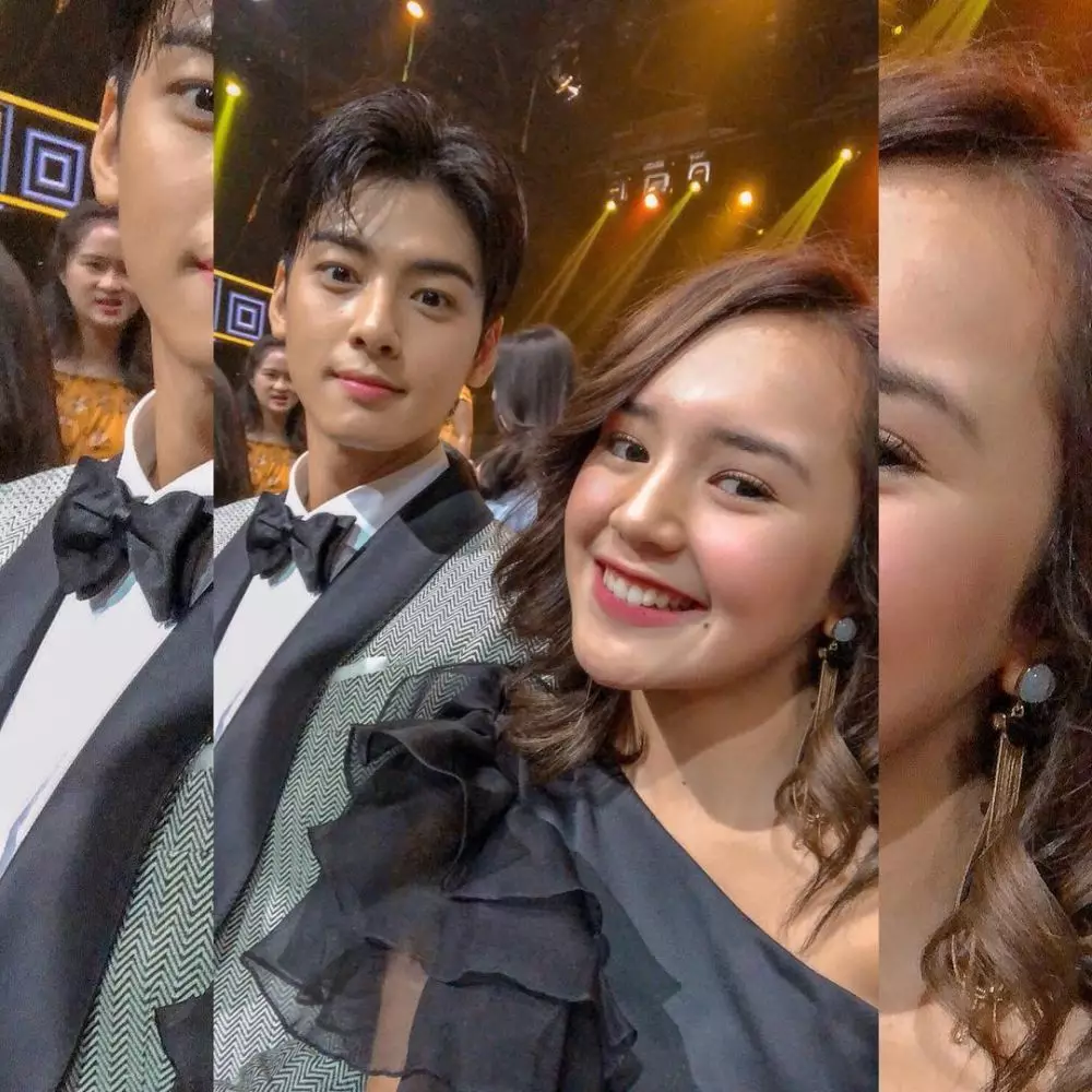 Seleb foto bareng Cha Eun-woo © 2021 brilio.net