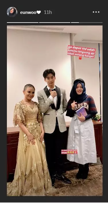 Seleb foto bareng Cha Eun-woo © 2021 brilio.net