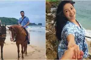 8 Momen honeymoon Chef Marinka dan suami di Bali hingga Sumba
