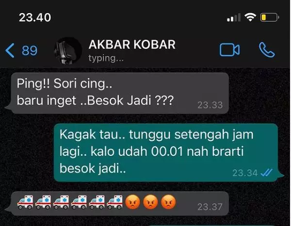 Chat WA Lucu Abdel dan Akbar Komika Instagram Chat WA Lucu Abdel dan Akbar Komika Instagram