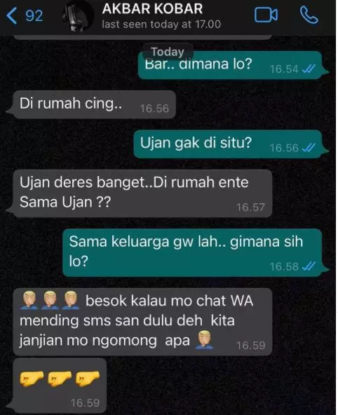 Chat WA Lucu Abdel dan Akbar Komika Instagram Chat WA Lucu Abdel dan Akbar Komika Instagram