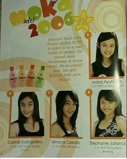 Celine Evangelista saat jadi model majalah © 2021 brilio.net