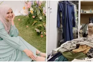 10 Potret walk in closet Shireen Sungkar, isi lemarinya bikin melongo