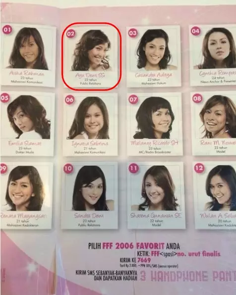 Potret lawas Ayu Dewi © berbagai sumber