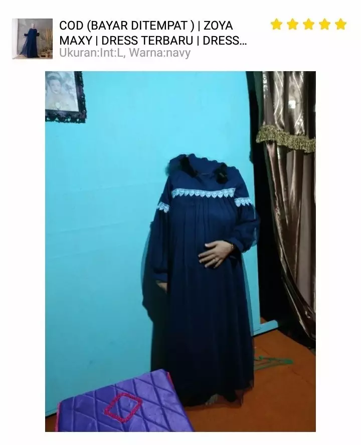 Potret baju di online shop © berbagai sumber