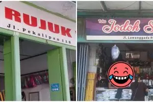 10 Nama warung antimainstream ini lucunya bikin senyum baper