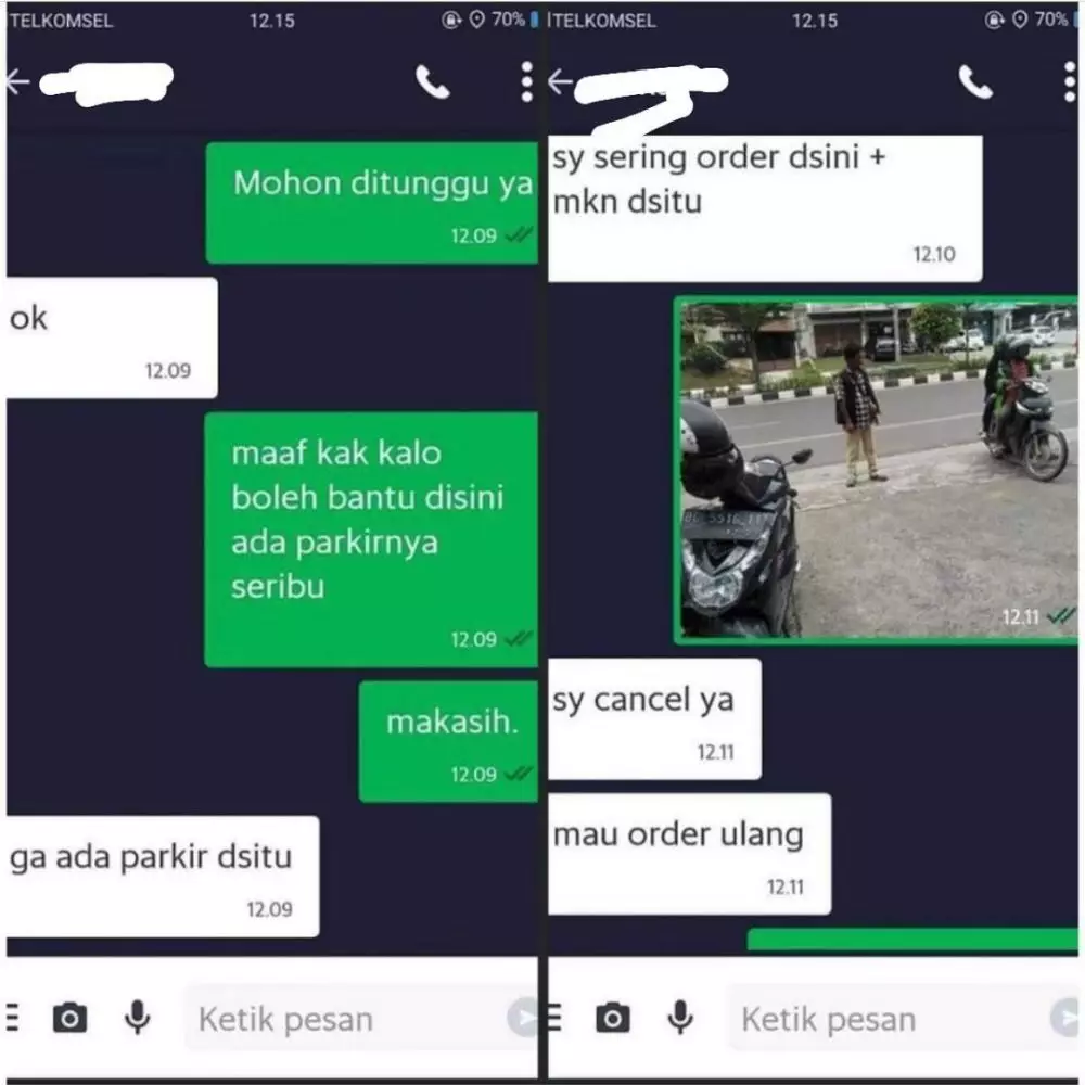 chat alasan minta cancel ojol © berbagai sumber chat alasan minta cancel ojol © berbagai sumber