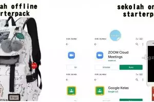 10 Meme lucu beda sekolah biasa & sekolah online, bikin angguk setuju