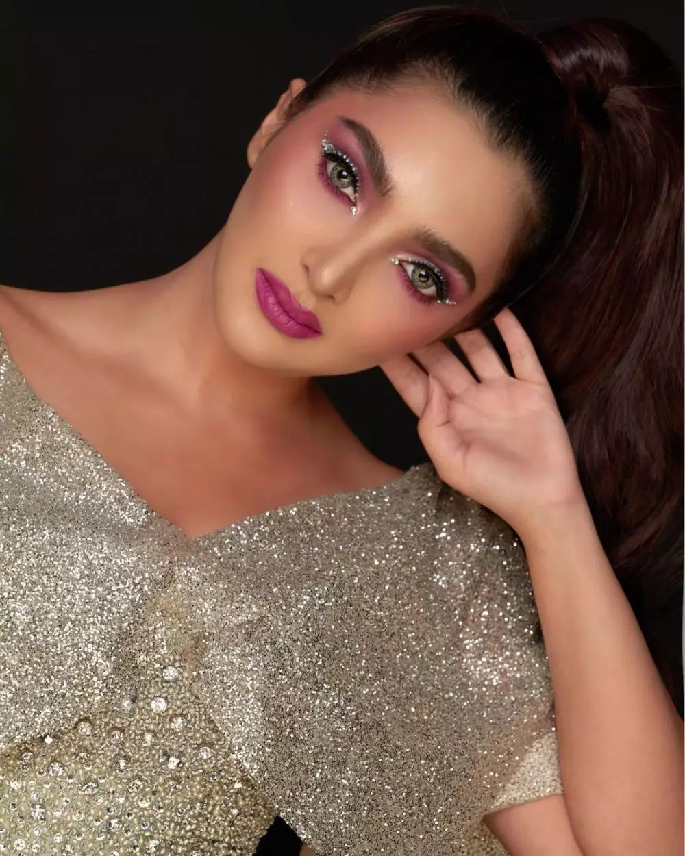 Ashanty bermakeup tebal © Instagram Ashanty bermakeup tebal © Instagram