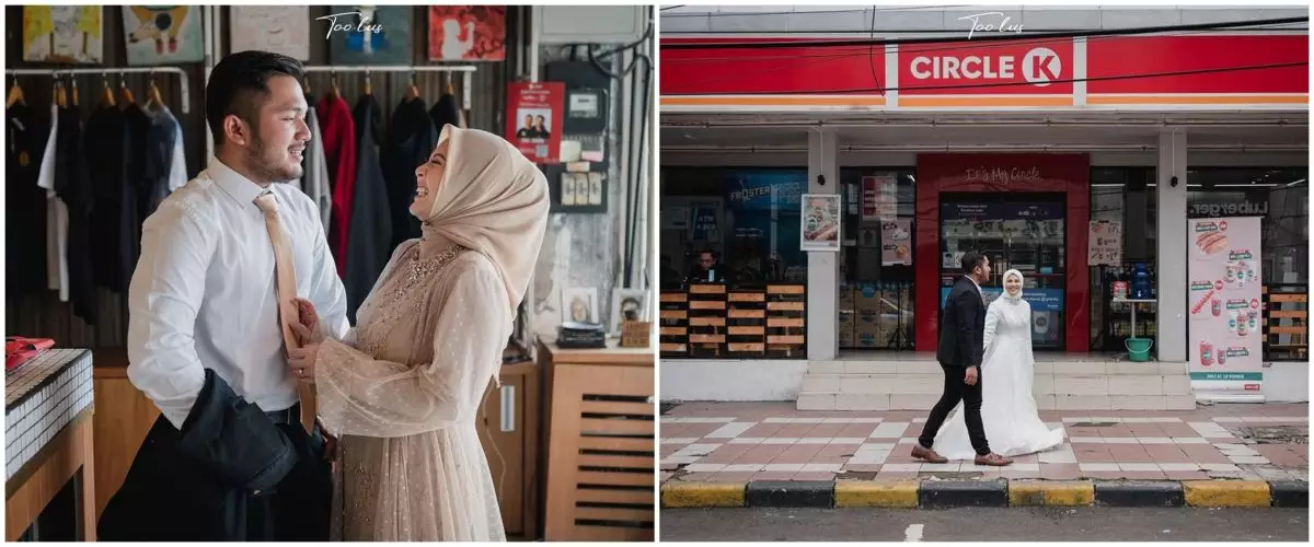 8 Potret prewedding Kesha Ratuliu dan Adhi Permana, simpel tapi elegan