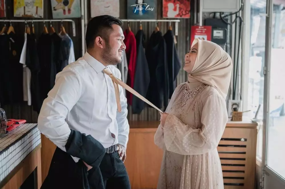 prewedding Kesha dan Adhi © 2021 brilio.net