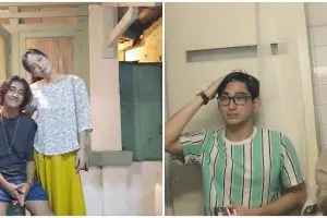 Jadi ibu di film, 7 potret Lulu Tobing dan anaknya ini bak seumuran