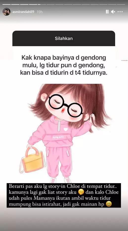 Asmirandah dinyinyiri  Instagram