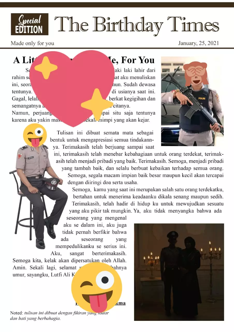 Ucapan ultah antimainstream © berbagai sumber Ucapan ultah antimainstream © berbagai sumber