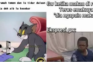 9 Meme lucu saat apes nginep di rumah teman, bikin nyengir kuda