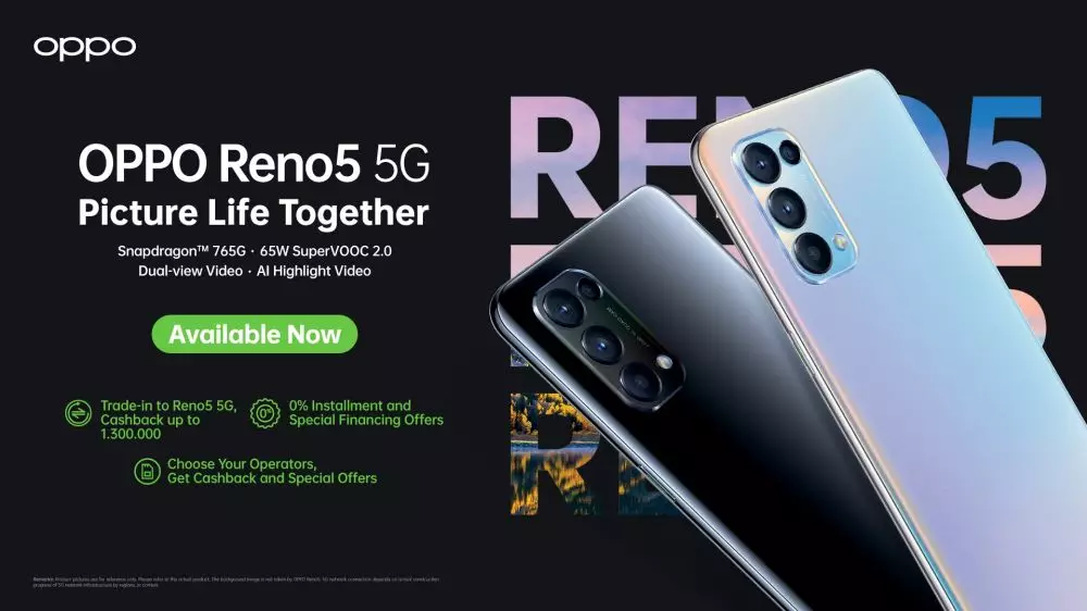 Oppo Reno5 5G Resmi Dijual © 2021 brilio.net Oppo Reno5 5G Resmi Dijual © 2021 brilio.net