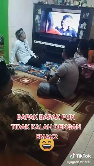 kaum bapak nobar ikatan cinta TikTok