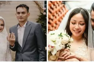 Beda gaya 10 seleb cantik saat menikah di usia 40-an, sweet abis