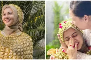 10 Momen siraman Kesha Ratuliu, Mona Ratuliu tak kuasa menahan tangis