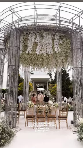  Momen akad nikah Ali Syakieb dan Margin © 2021 brilio.net