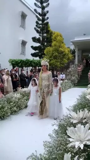  Momen akad nikah Ali Syakieb dan Margin © 2021 brilio.net