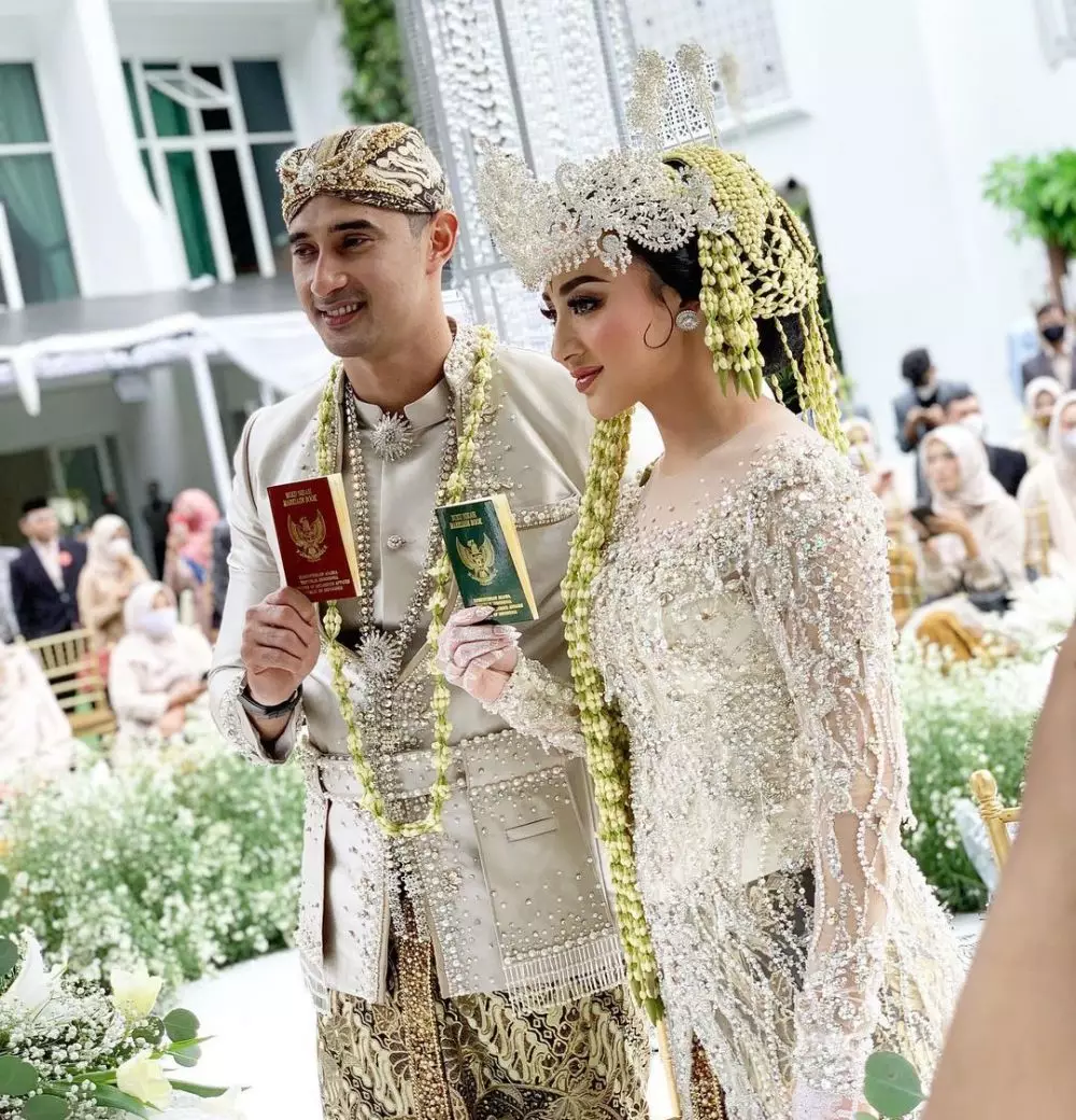  Momen akad nikah Ali Syakieb dan Margin © 2021 brilio.net