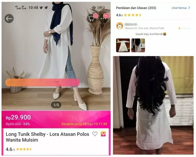 Review apes barang olshop © Twitter Review apes barang olshop © Twitter