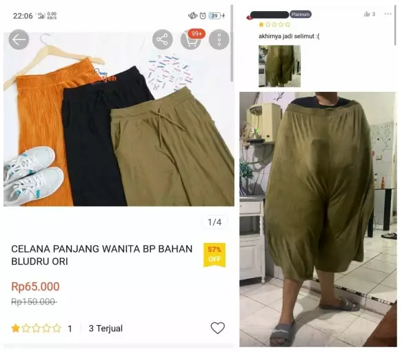 Review apes barang olshop © Twitter Review apes barang olshop © Twitter