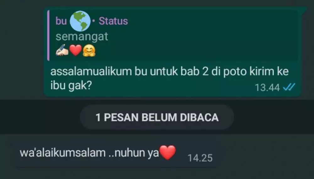 Chat lucu murid dan ibu guru © berbagai sumber