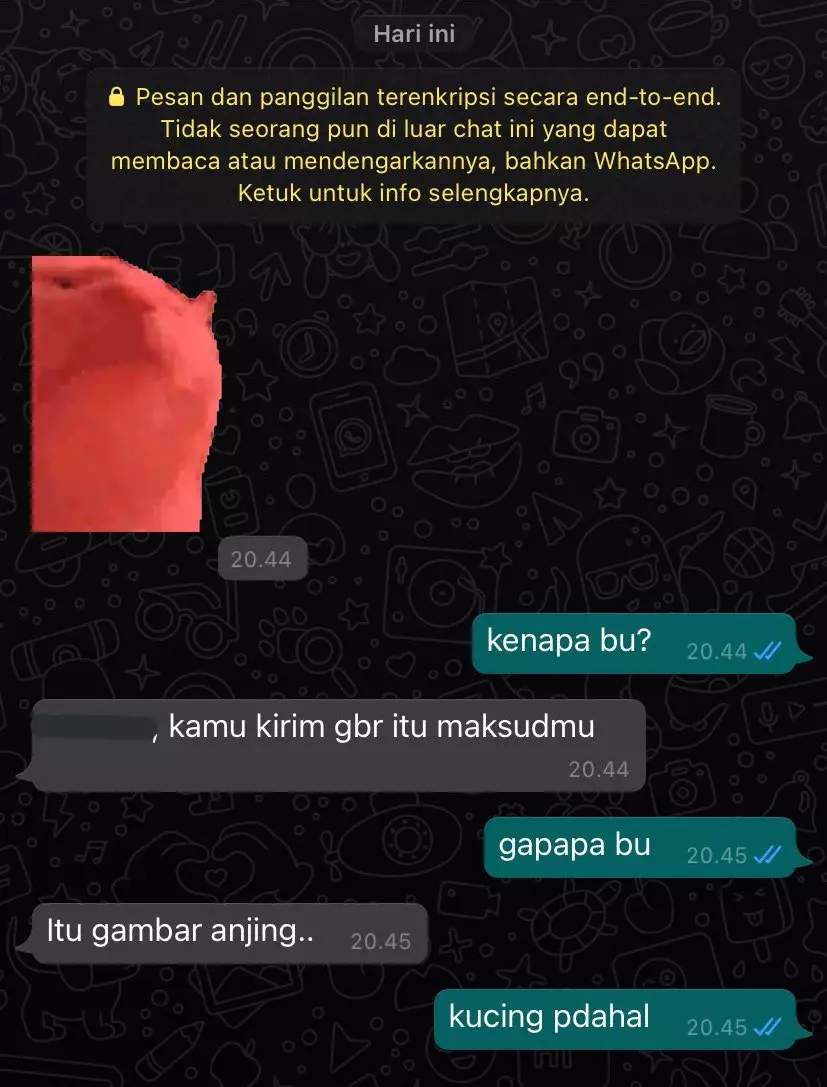 Chat lucu murid dan ibu guru © berbagai sumber