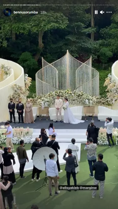 resepsi ali margin © Instagram