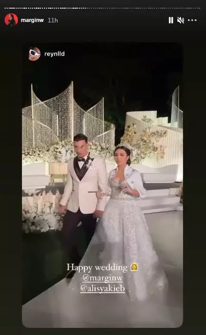 resepsi ali margin © Instagram