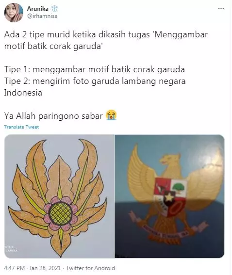 lika liku nugas sekolah online © Twitter lika liku nugas sekolah online © Twitter