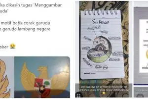 8 Potret lika-liku siswa kerjakan tugas sekolah online, senyum miris