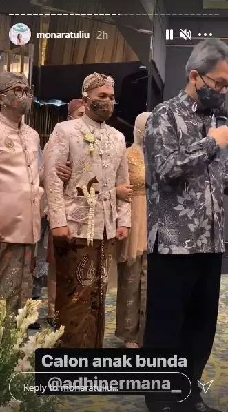 Momen akad nikah Kesha Ratuliu © Instagram & YouTube Momen akad nikah Kesha Ratuliu © Instagram & YouTube