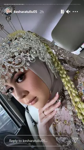 Momen akad nikah Kesha Ratuliu © Instagram & YouTube Momen akad nikah Kesha Ratuliu © Instagram & YouTube