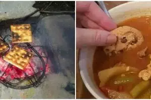20 Cara antimainstream makan biskuit ini unik, ada yang dibakar
